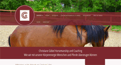 Desktop Screenshot of christiane-goebel.de